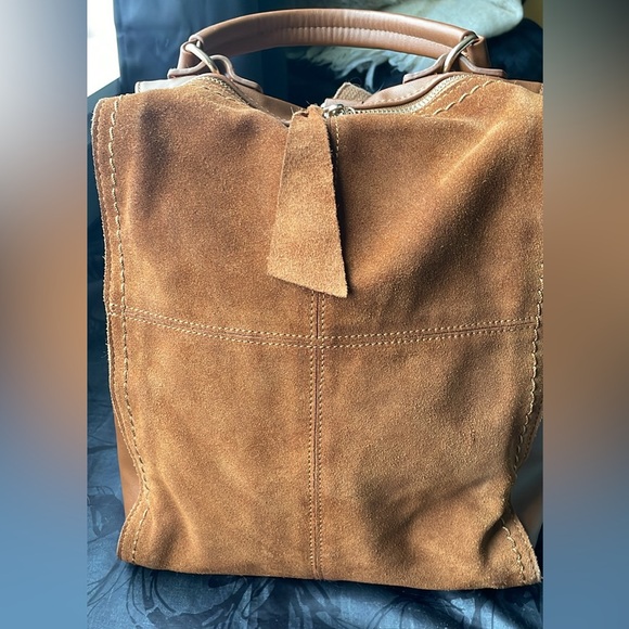 Moda Luxe vegan leather backpack tote - Picture 1 of 7